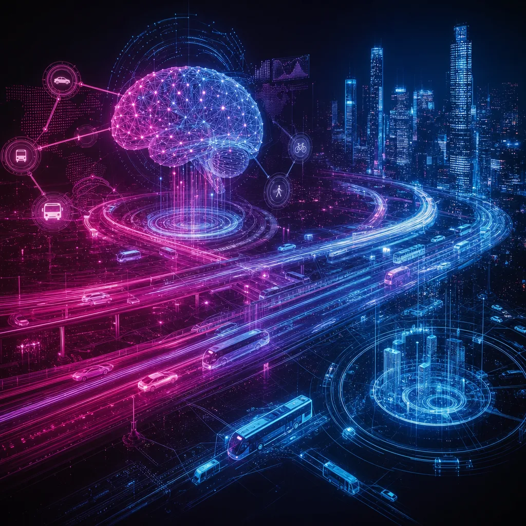 Illustration of Inteligencia Artificial: Revolucionario Proyecto para Mejorar Movilidad Urbana
