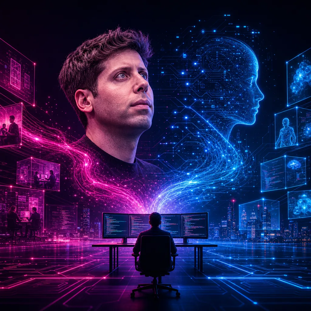 Illustration of Sam Altman: Stunning Prediction on Programmers' Future - Must-Read!