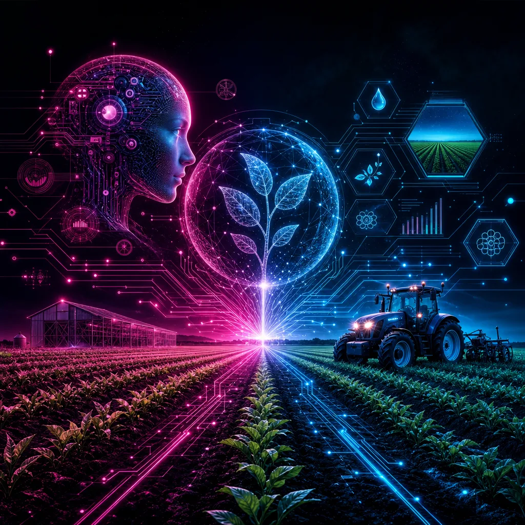 Illustration of IA en el Campo: Cómo esta Alianza Revoluciona la Agricultura