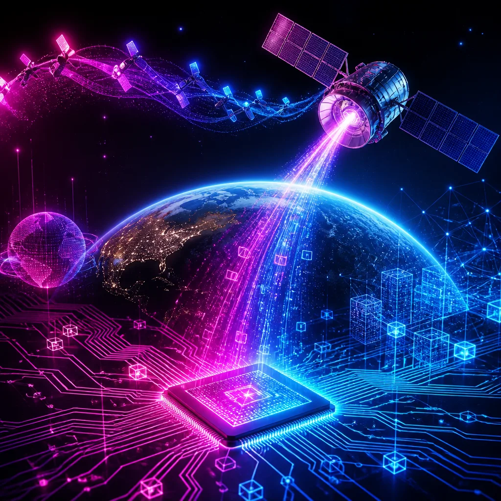 Illustration of Google Enviará SpaceX Satélites: Revolución en Chips de IA Espacial