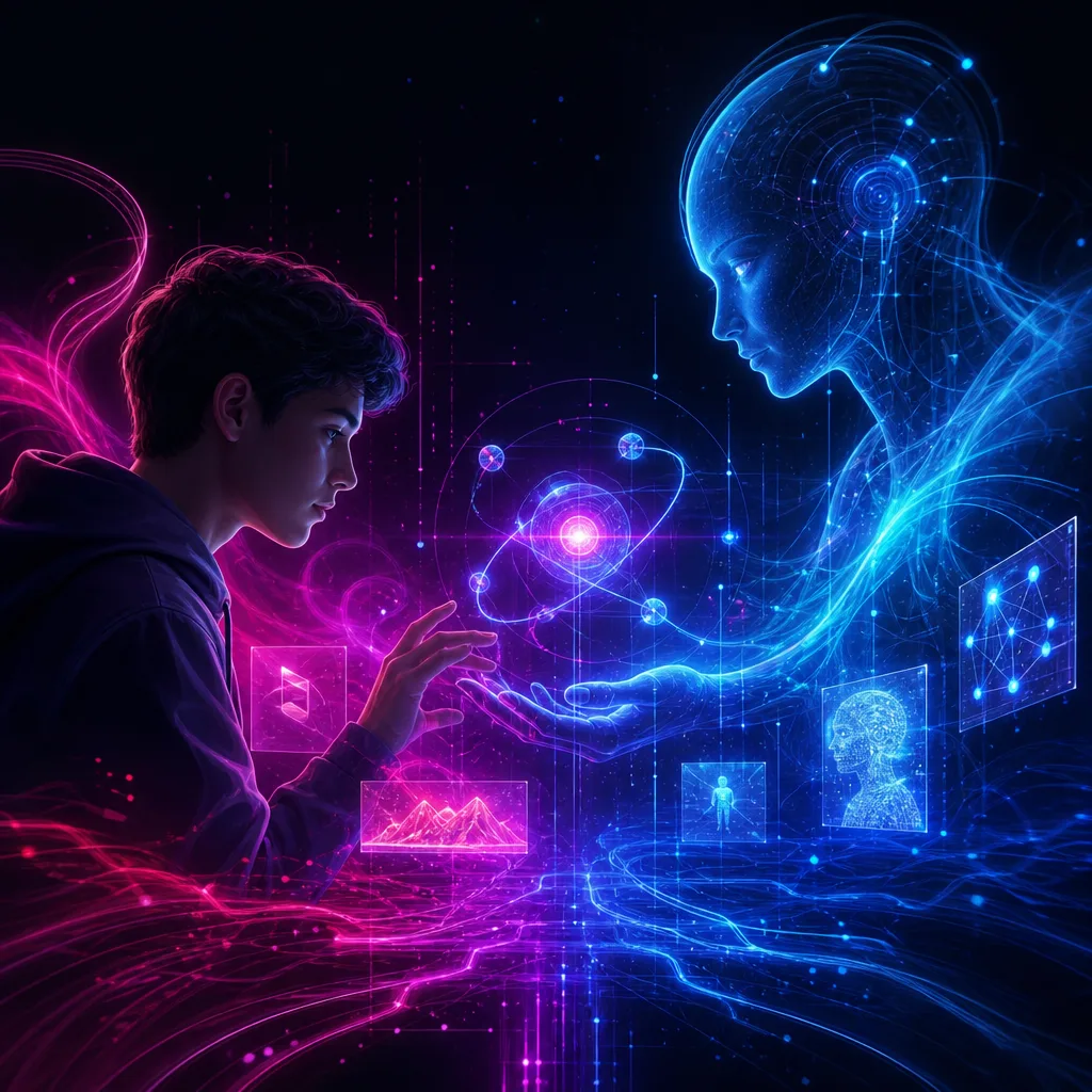 Illustration of Inteligencia Artificial: Cómo Se Convierte en el Asombroso Aliado de los Jóvenes