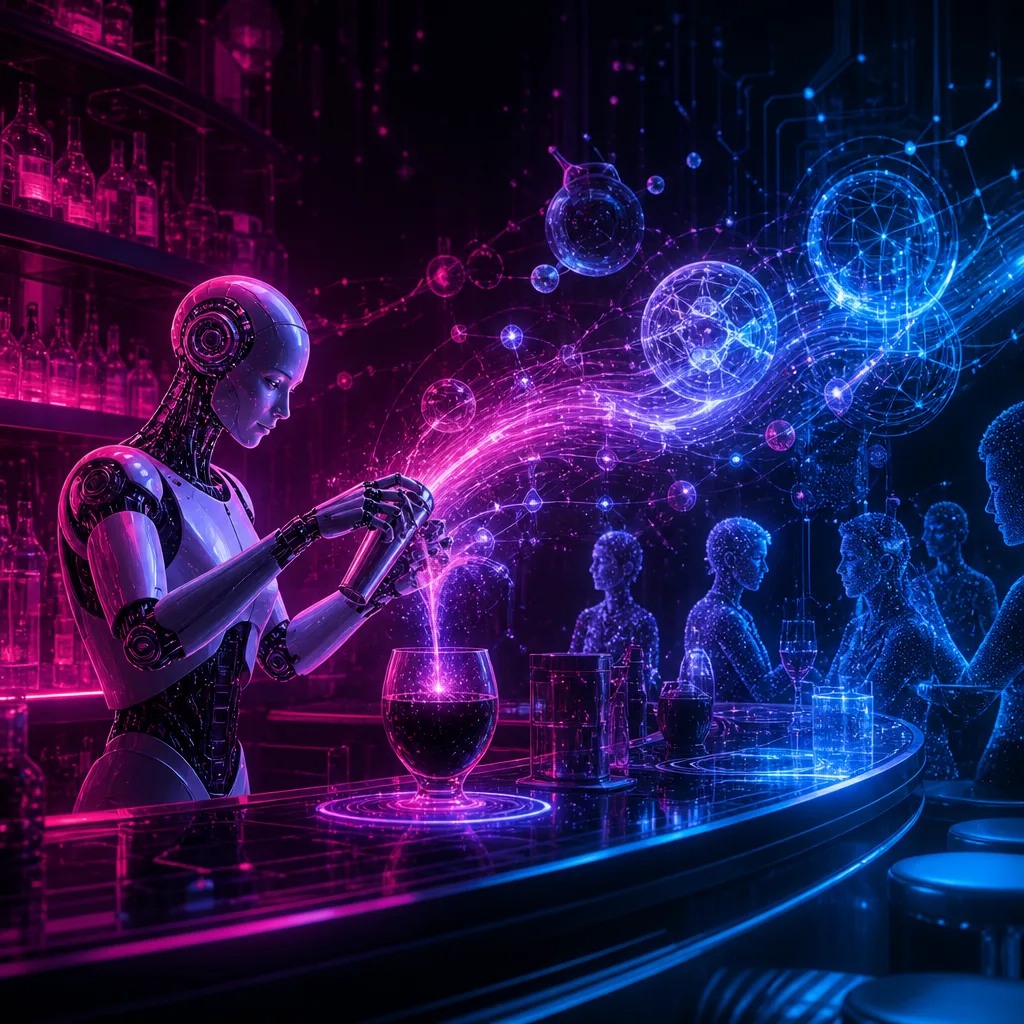 Illustration of AI: Discover the Stunning Unlimited Service at This Unique Bar