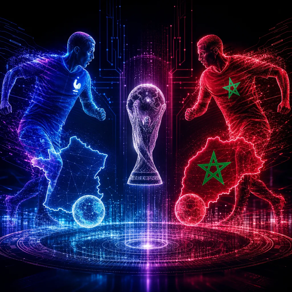 Illustration of Francia vs Marruecos: Stunning AI Prediction for World Cup 2026 Semis