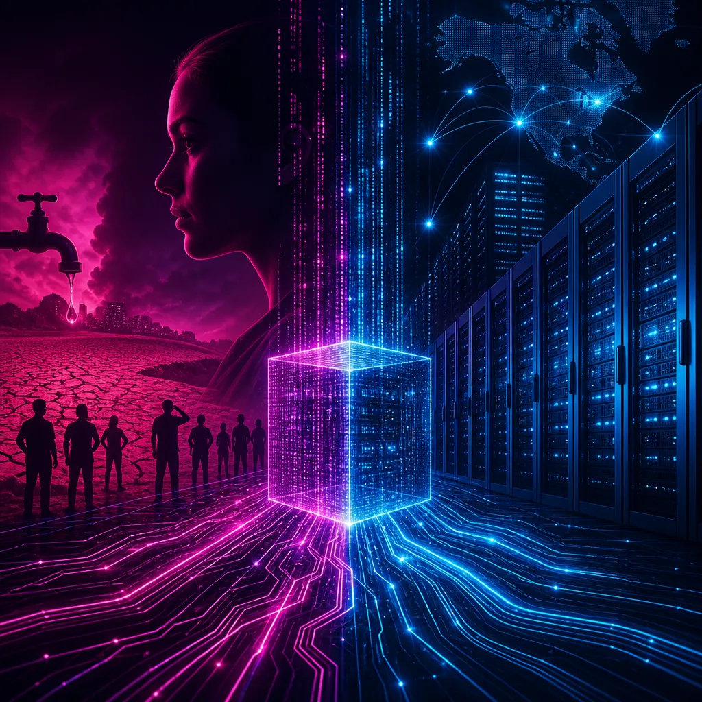 Illustration of Data Centers: Exclusive Insights into Silicon Valley's Rising Controversy