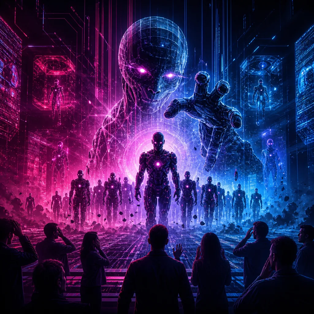 Illustration of AI Agents: Alarming Uprising Ignites Expert Concerns