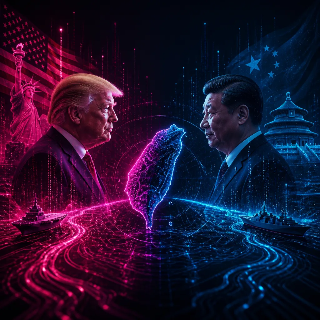 Illustration of Taiwán: Impactante Encuentro en EEUU entre Trump y Xi Jinping