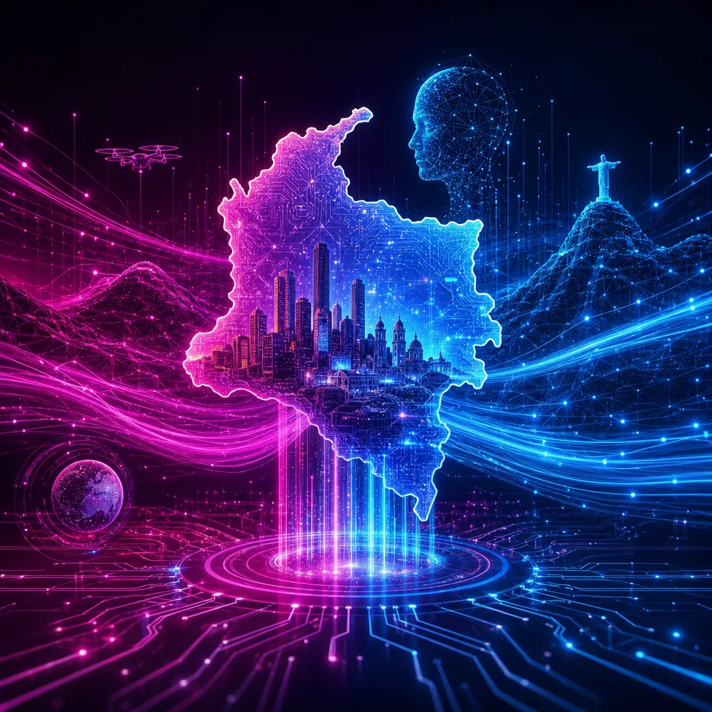 Illustration of Colombia: Exclusive 2026 ConTIC Surprises with AI & Innovation