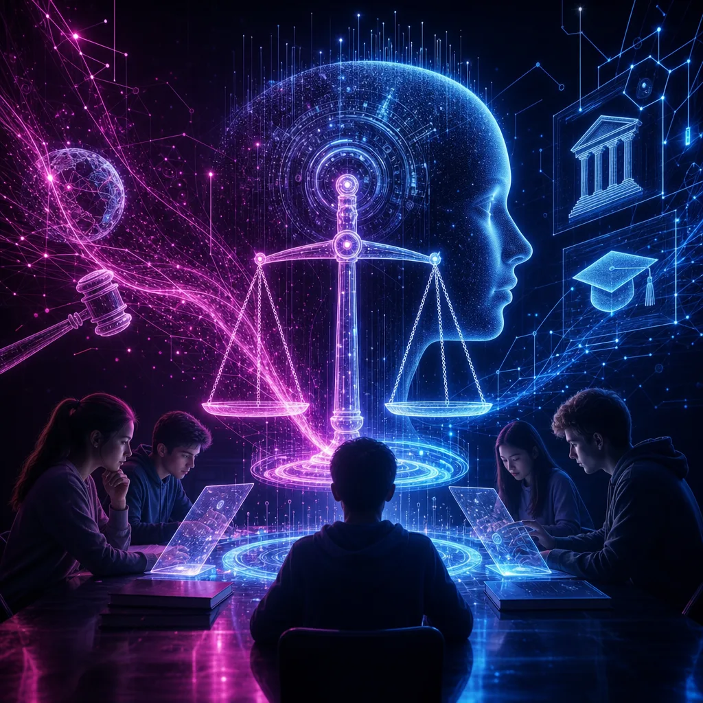 Illustration of Students Harness AI: Exclusive Legal Insights for Future Leaders