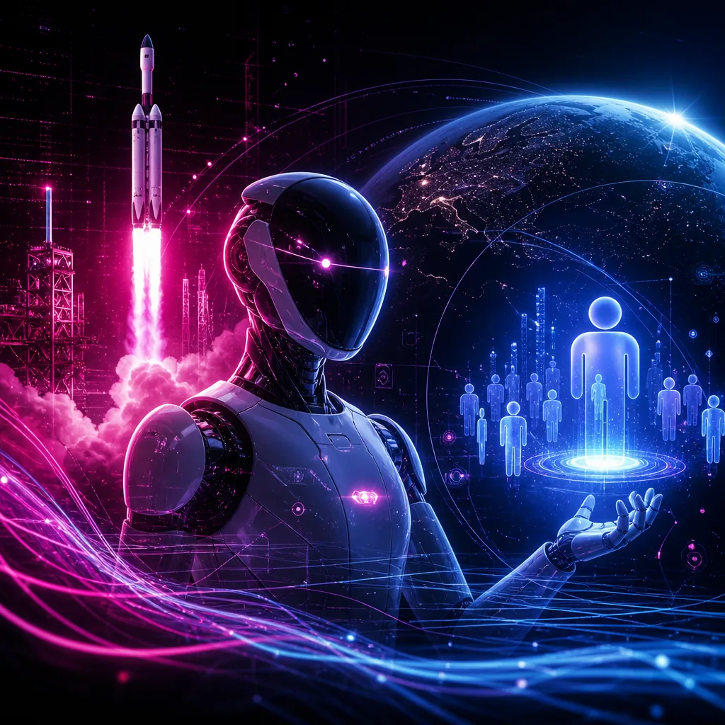 Illustration of SpaceX’s Grok Bot: Stunning AI Agent Surpasses 400,000 Weekly Users
