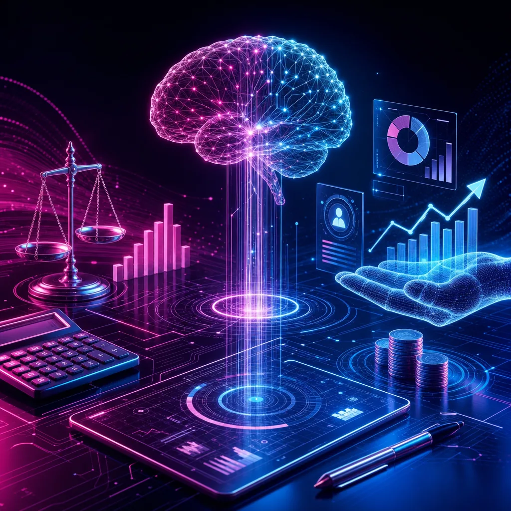 Illustration of Inteligencia Artificial: Revolución Positiva en Contabilidad con Oportunidades Exclusivas