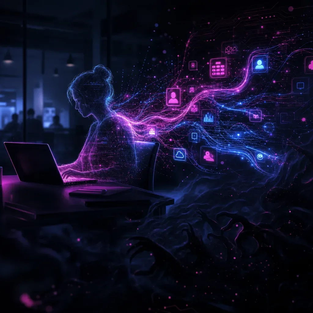 Ilustracion de IA sombra
