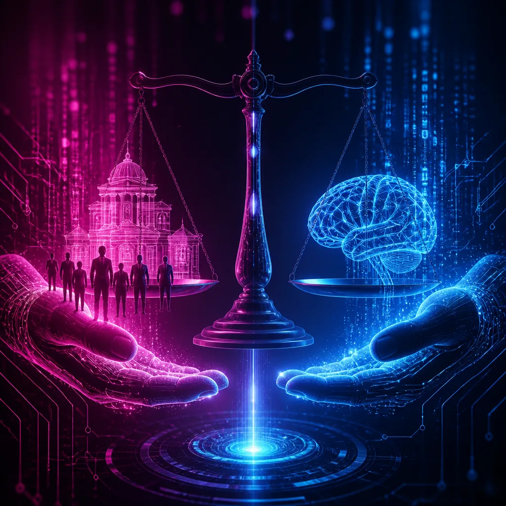 Illustration of Fiscales Exigen Regulación: Impacto Positivo en Inteligencia Artificial