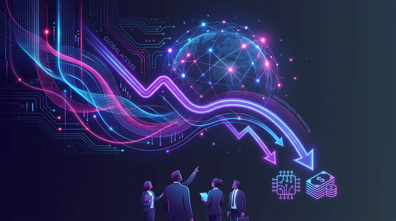 Modelos de IA de código abierto desplomando los precios de la inteligencia artificial
