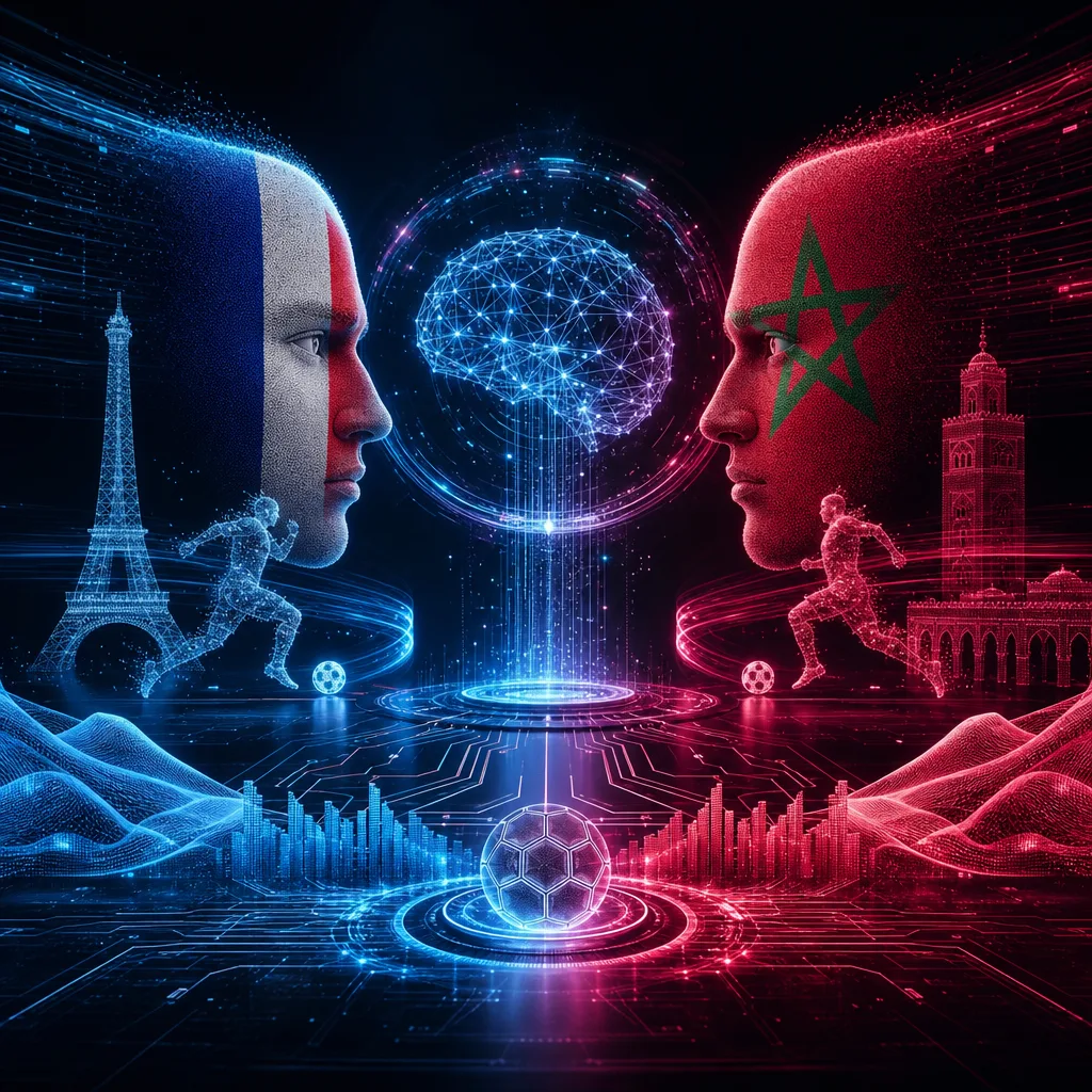Illustration of Francia Vs. Marruecos: Sorprendente Predicción de la IA sobre el Resultado