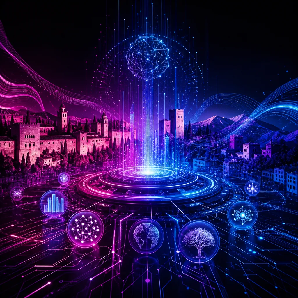 Illustration of Innovation Hub Launch: Explore Granada AI Foundation's Groundbreaking Initiatives