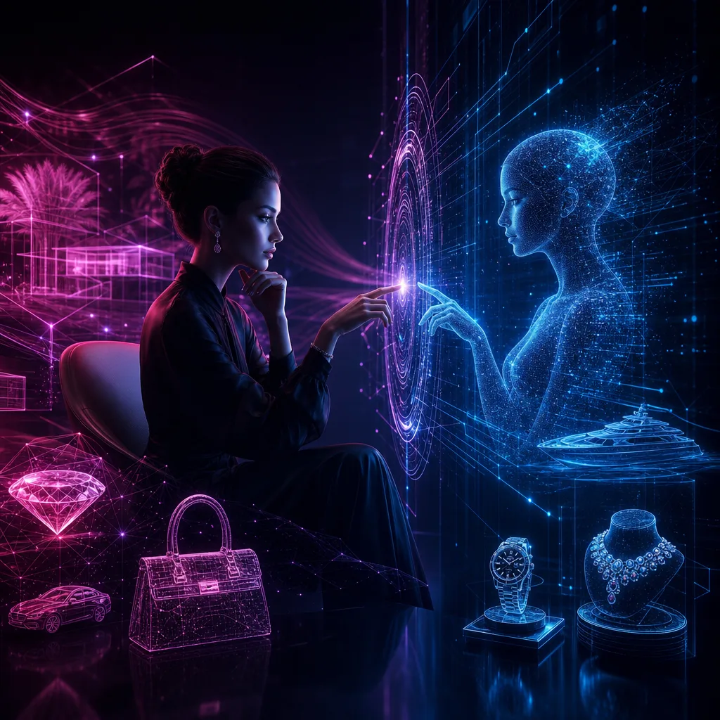 Illustration of Artificial Intelligence: Must-Have Partner in Luxury, Never the Replacement