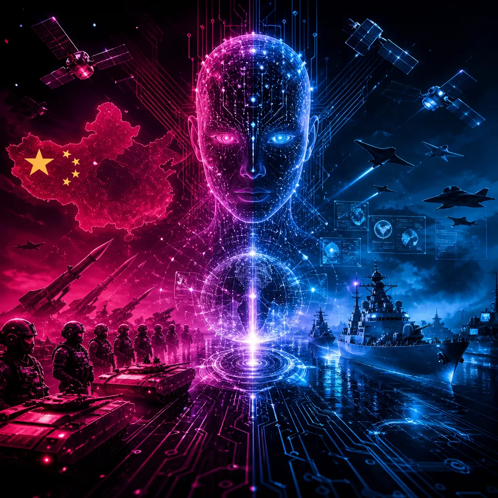 Illustration of Inteligencia Artificial: La Nueva Amenaza Militar China Revelada
