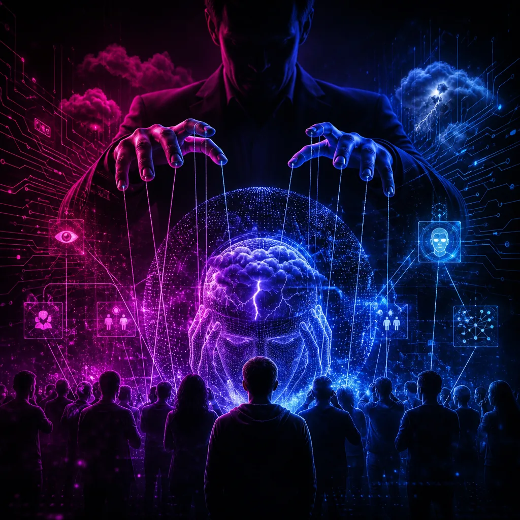 Illustration of Lonsdale Inversor Claims AI Firms Manipulate Fear for Regulation