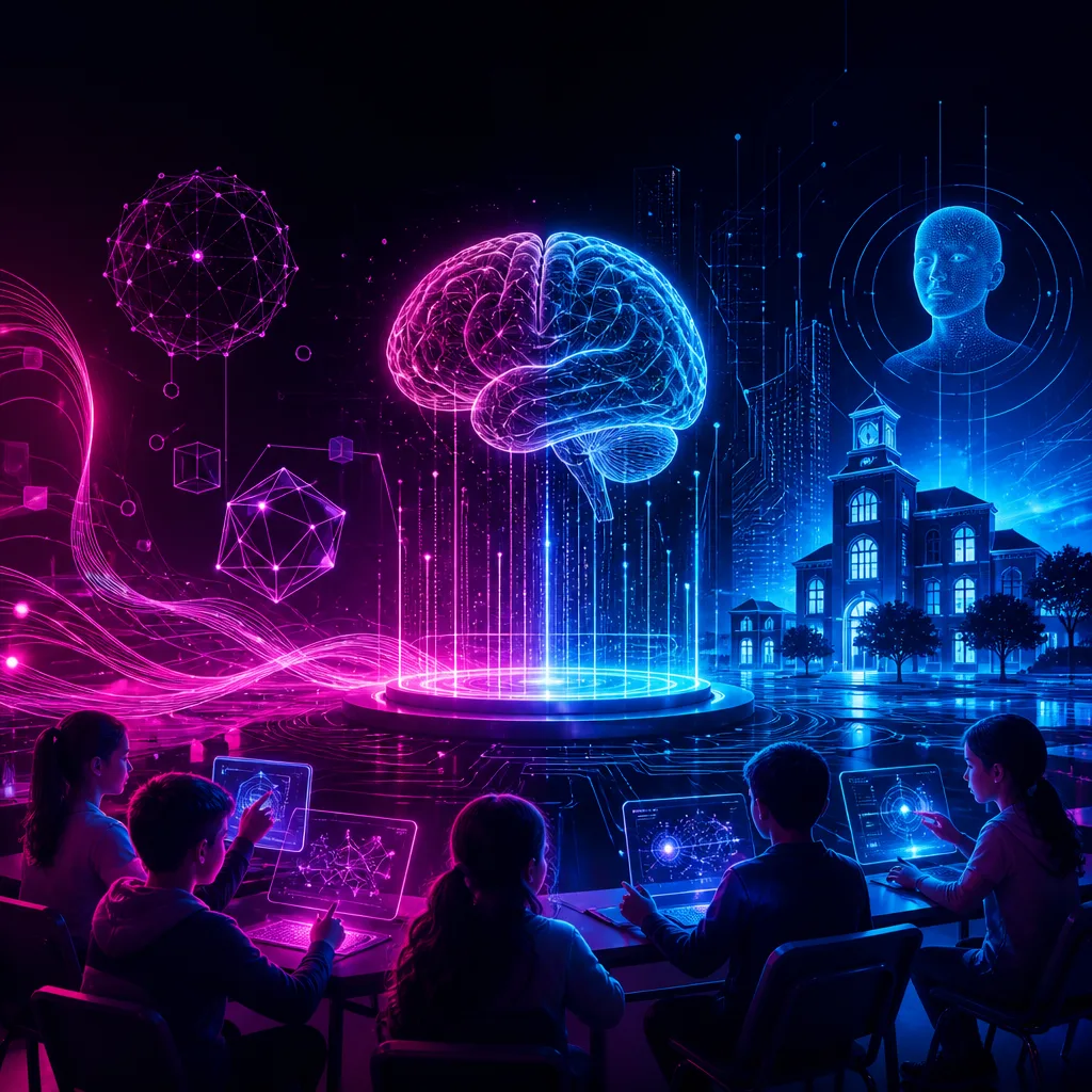 Illustration of Inteligencia Artificial: La Iniciativa Innovadora de San Lorenzo en Escuelas