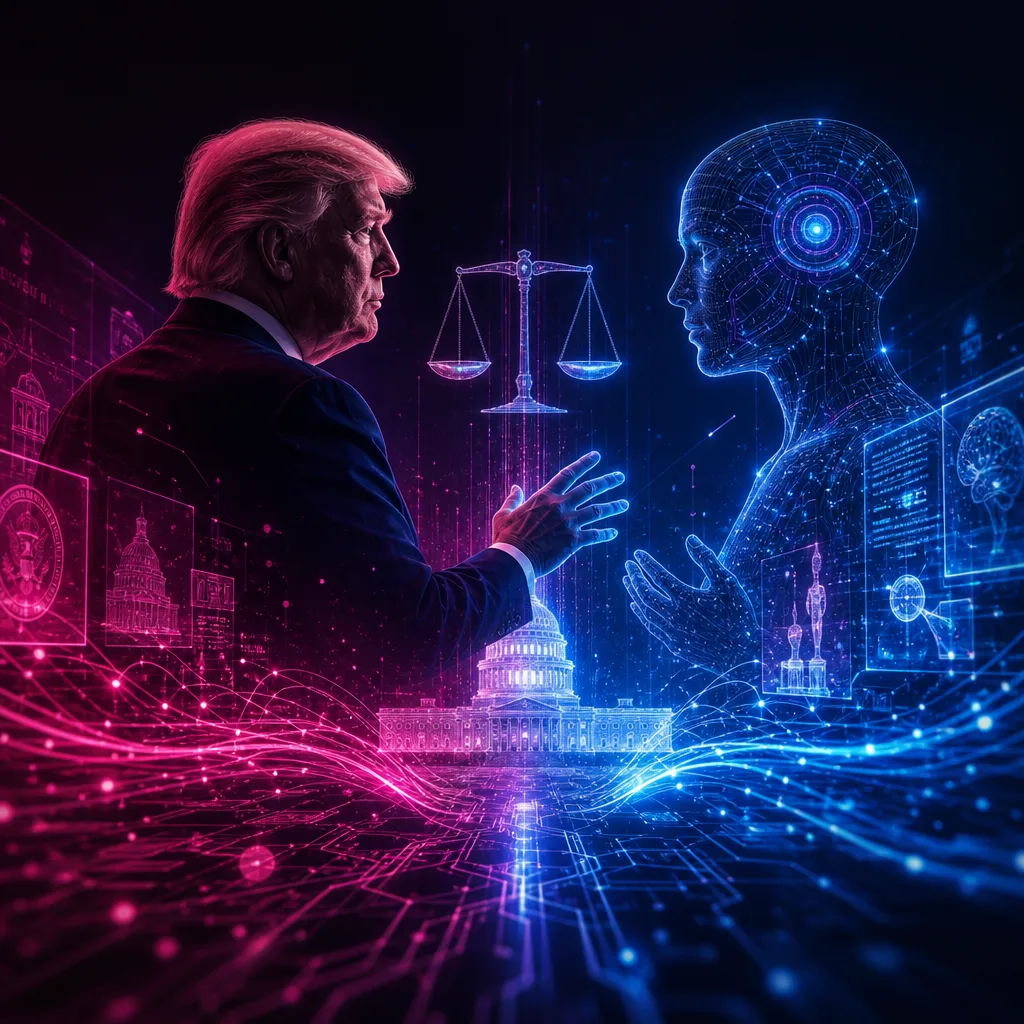 Illustration of AI Force: Stunning Revelations on Trump's Bold AI Regulations