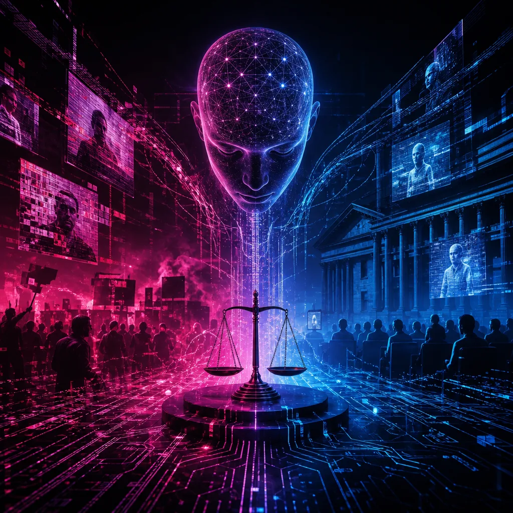 Illustration of Inteligencia Artificial: Descubre los Impactantes Desafíos para la Democracia