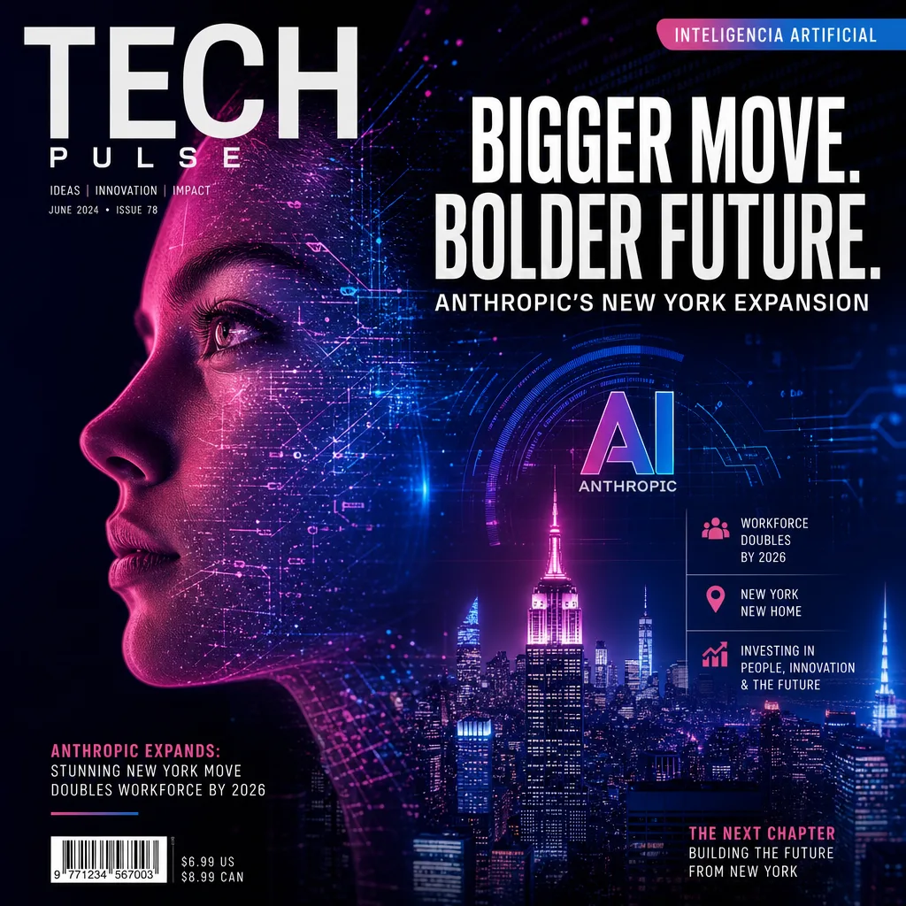 Illustration of Anthropic Expands: Stunning New York Move Doubles Workforce by 2026