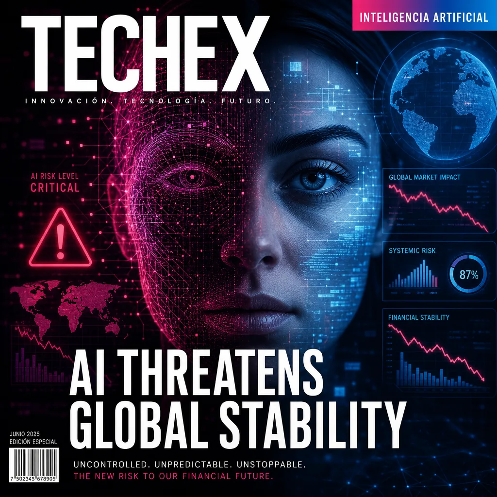 Illustration of Artificial Intelligence Warning: Major Threat to Global Financial Stability