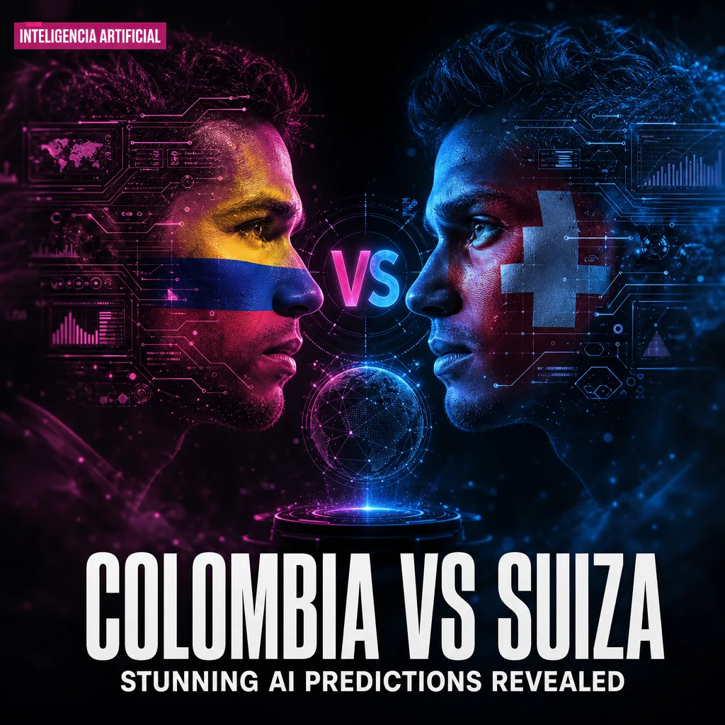 Illustration of Colombia vs Suiza: Stunning AI Predictions Revealed