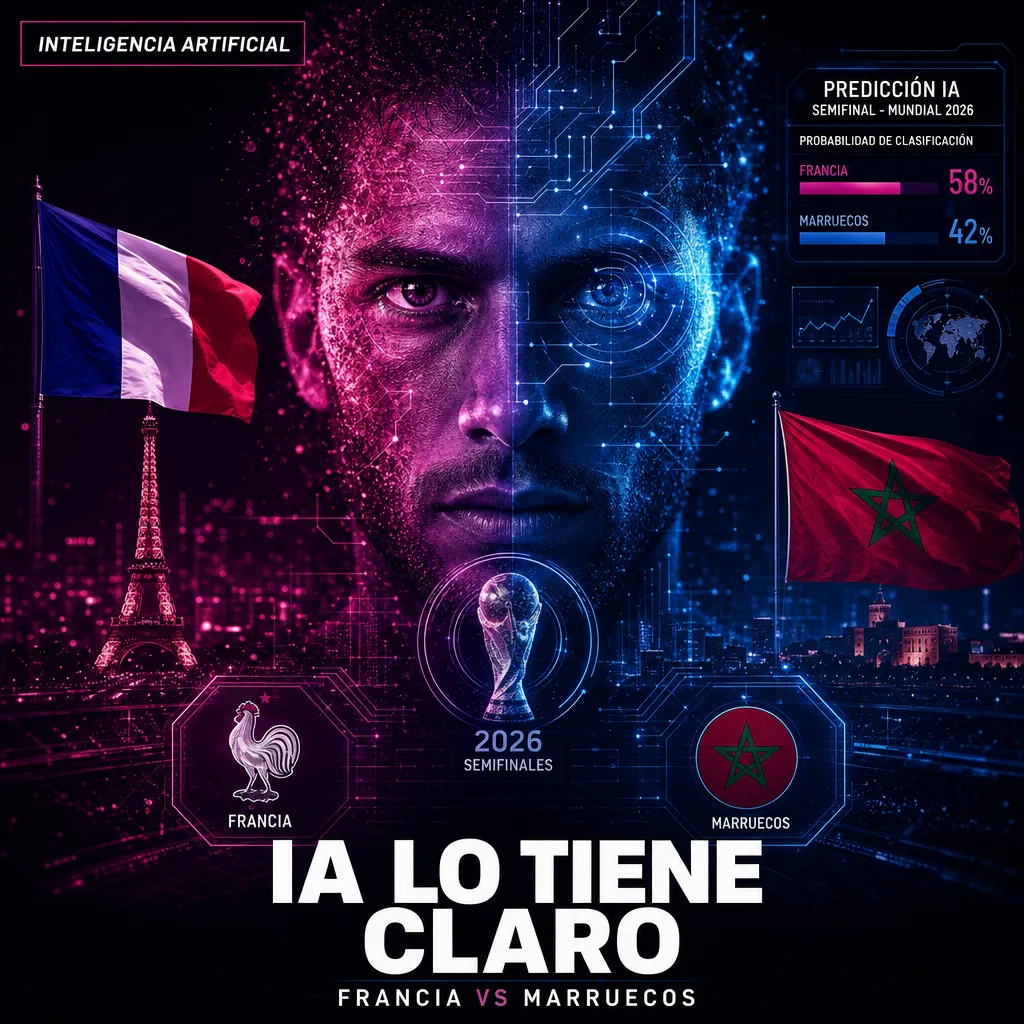 Illustration of Francia vs Marruecos: Stunning AI Prediction for World Cup 2026 Semis