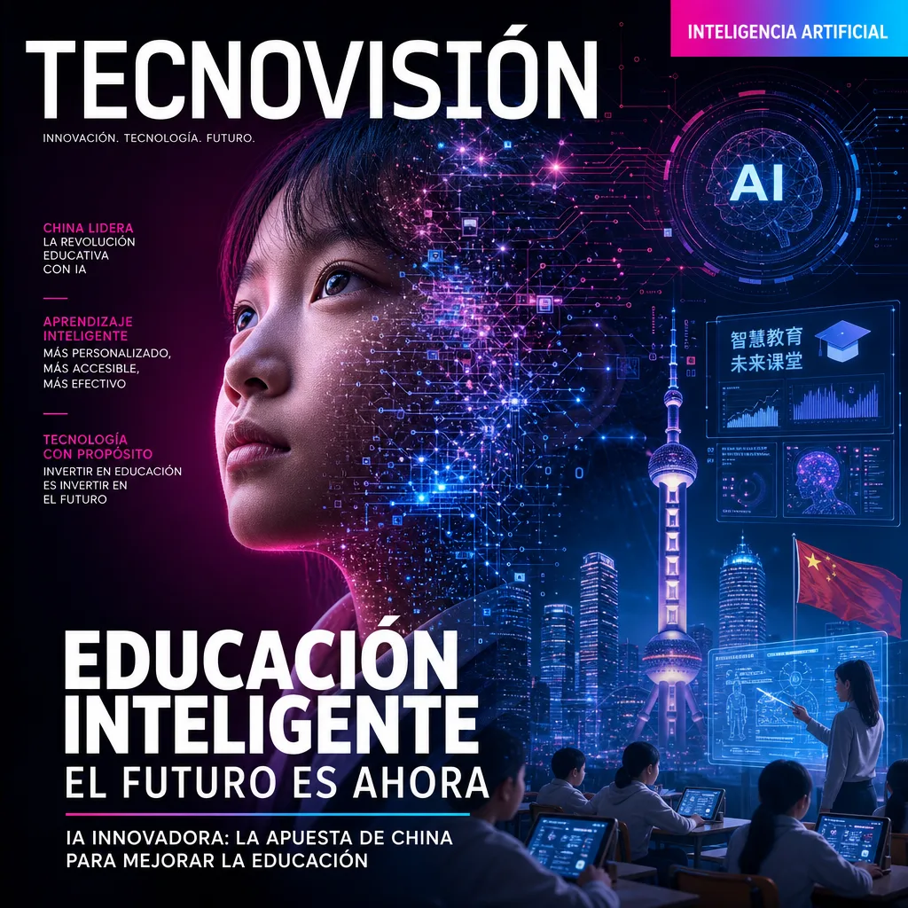 Illustration of IA Innovadora: La Apuesta de China para Mejorar la Educación