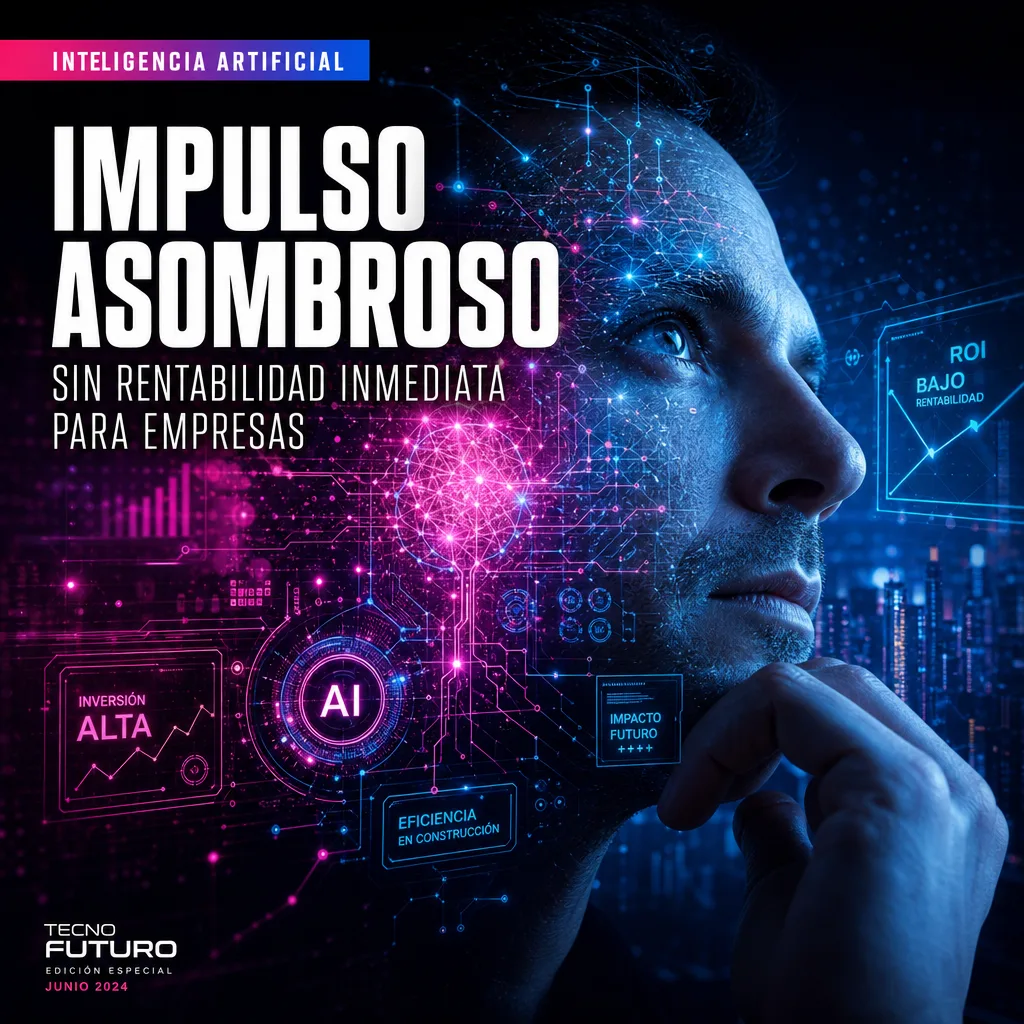 Illustration of Inteligencia Artificial: Impulso Asombroso Sin Rentabilidad Inmediata Para Empresas
