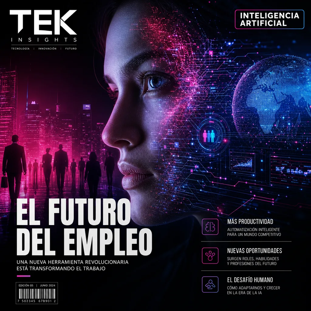 Illustration of INTELIGENCIA ARTIFICIAL: Nueva Herramienta Revolucionaria Impacta el Empleo