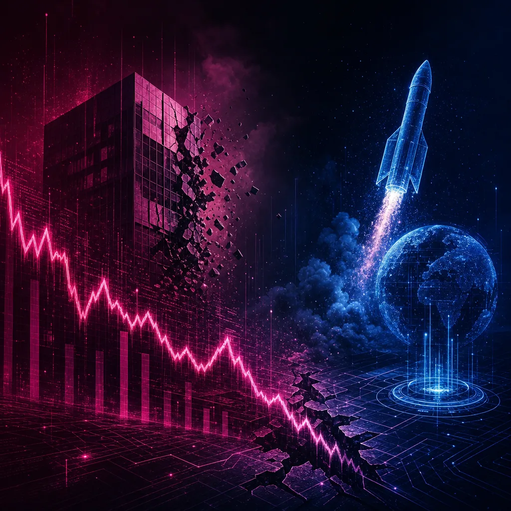 Illustration of Morgan Stanley: Stunning Downfall if SpaceX Shares Drop to $100