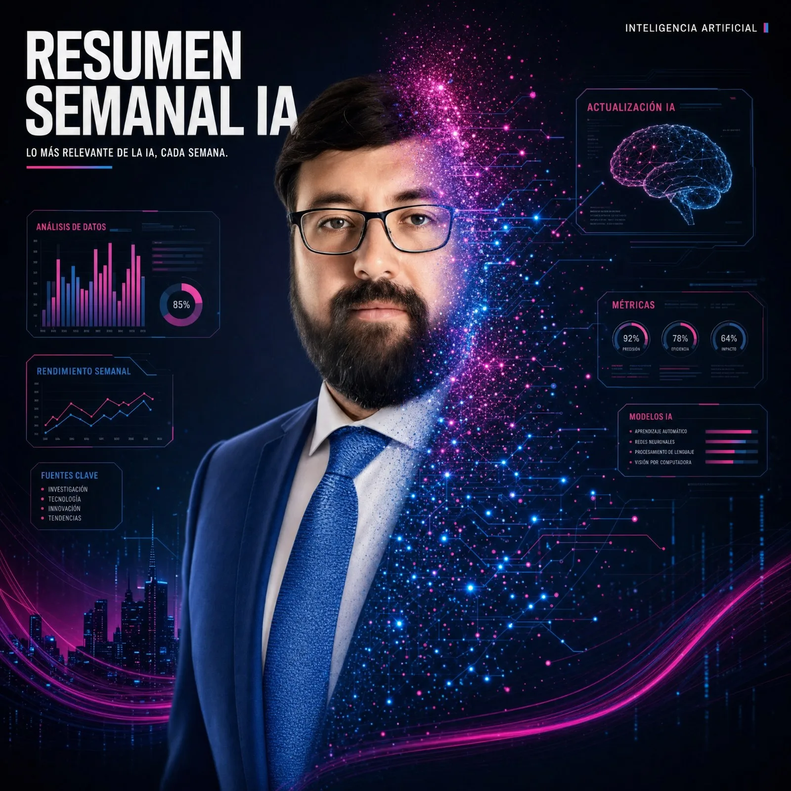 Christian Zurita en una portada editorial sobre el resumen semanal de inteligencia artificial