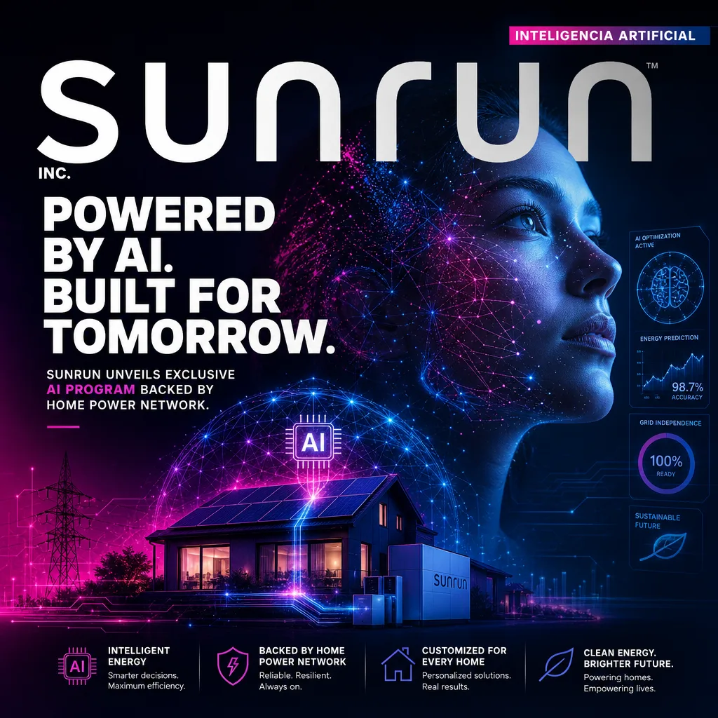 Illustration of Sunrun Inc. Unveils Exclusive AI Program Backed by Home Power Network