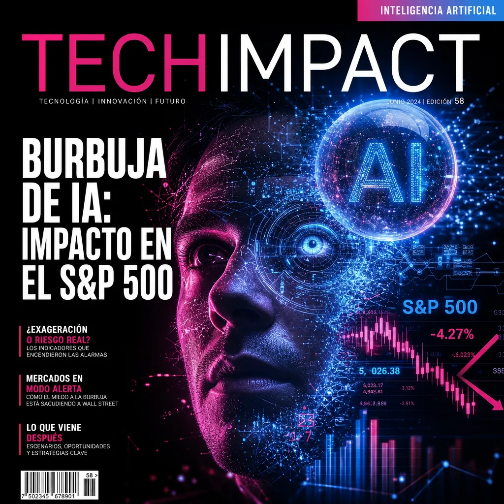 Illustration of Temor a Burbuja de IA: Impacto Sorprendente en el S&P 500