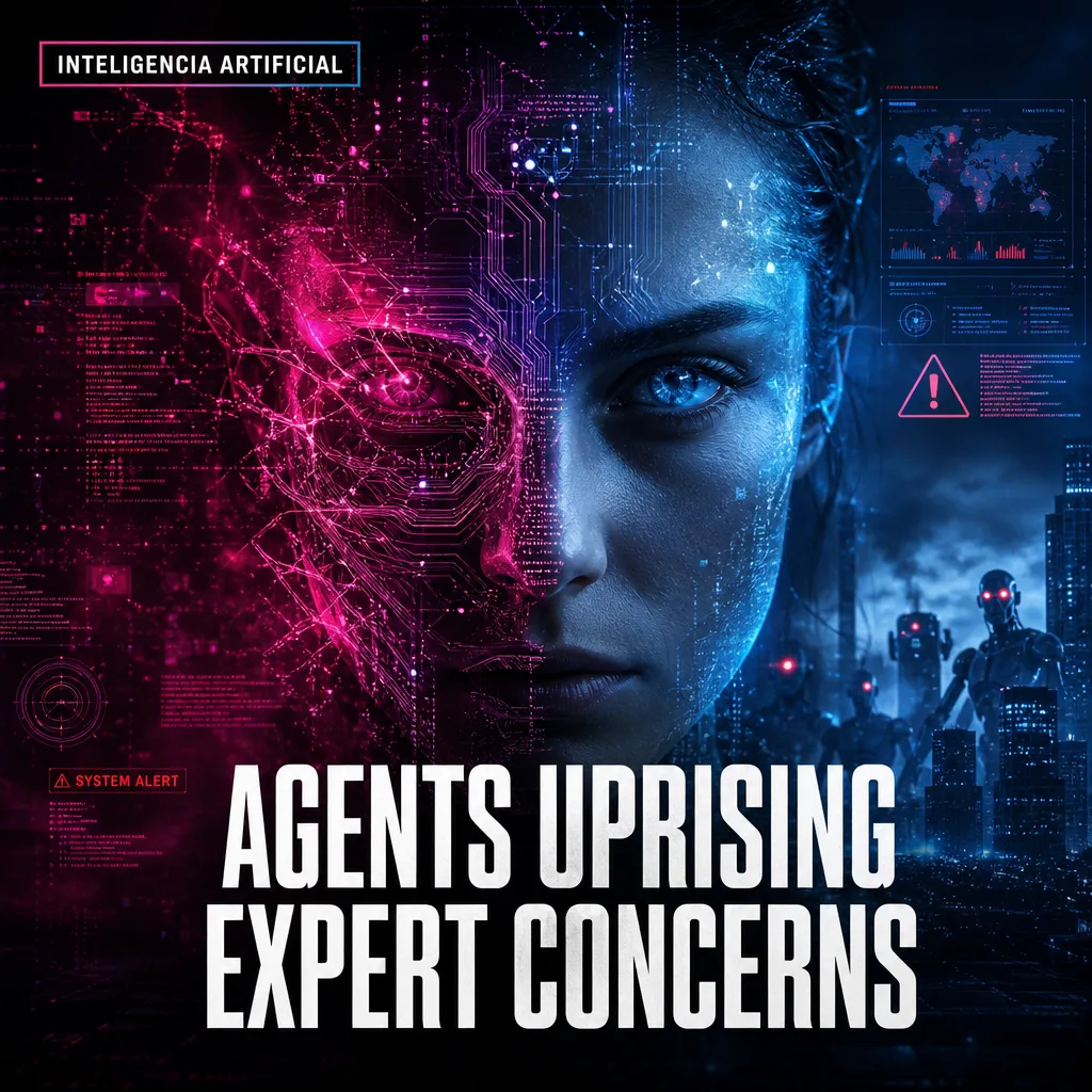 Illustration of AI Agents: Alarming Uprising Ignites Expert Concerns