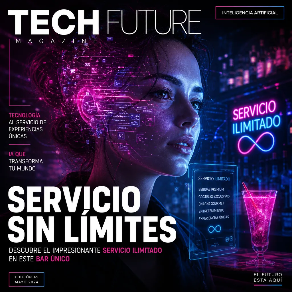 Illustration of AI: Discover the Stunning Unlimited Service at This Unique Bar