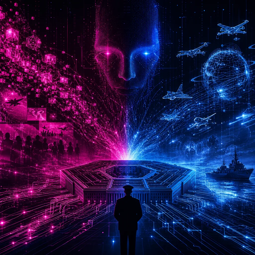 Illustration of Anthropic: Critical National Security Threat in the US, Says Pentagon