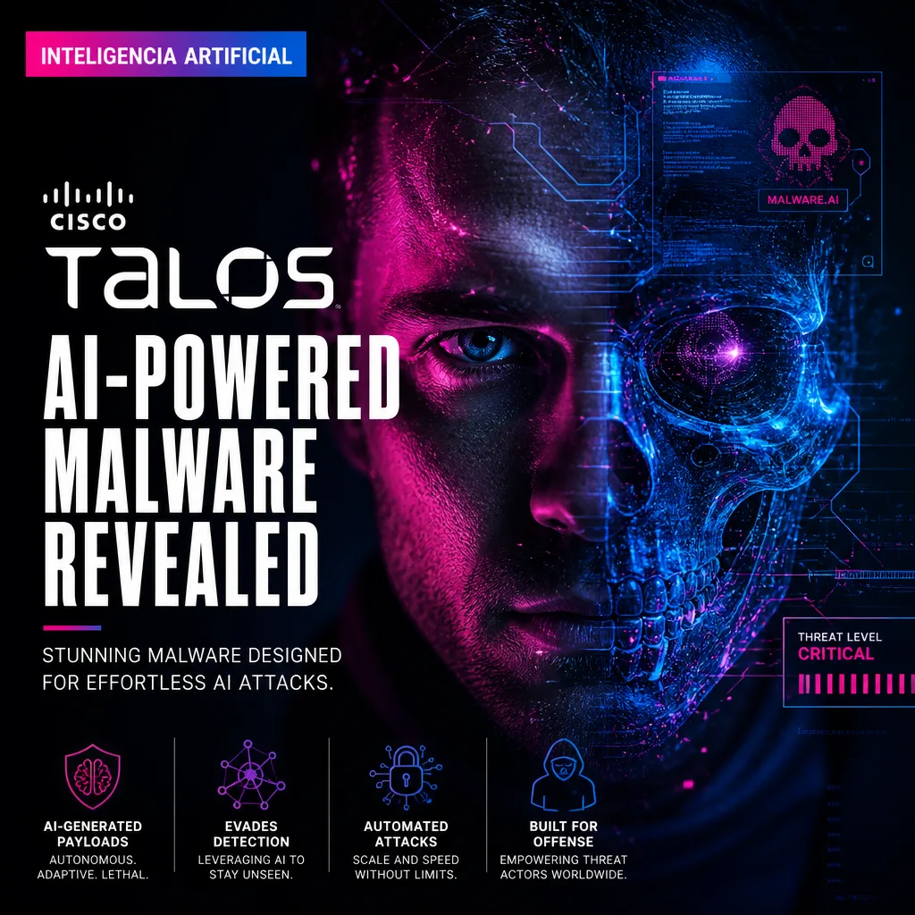 Illustration of Cisco Talos Unveils Stunning Malware Designed for Effortless AI Attacks
