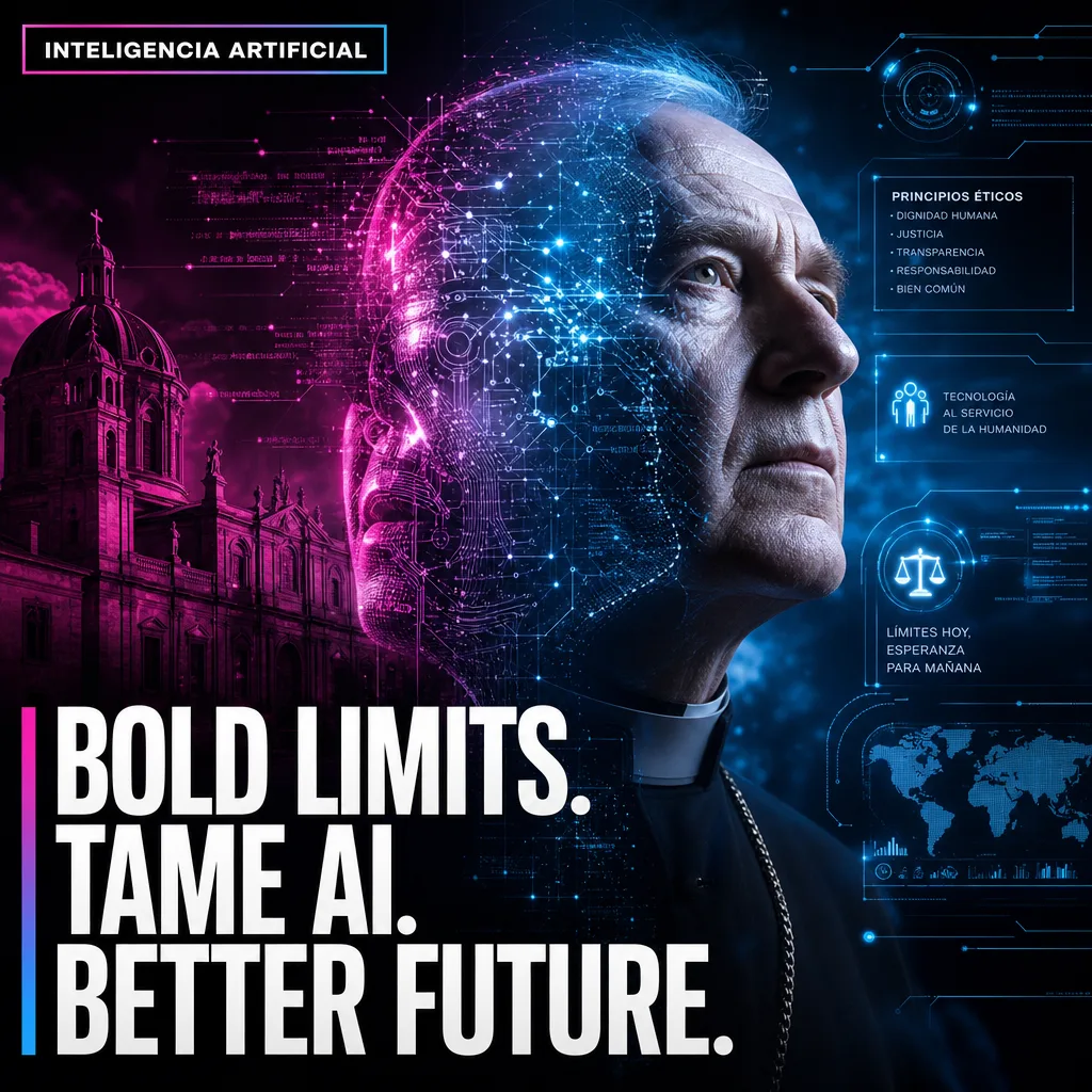 Illustration of Iglesia Urges Bold Limits: Tame AI for a Better Future