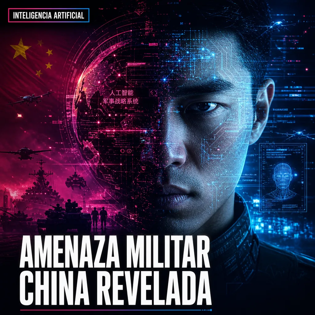 Illustration of Inteligencia Artificial: La Nueva Amenaza Militar China Revelada