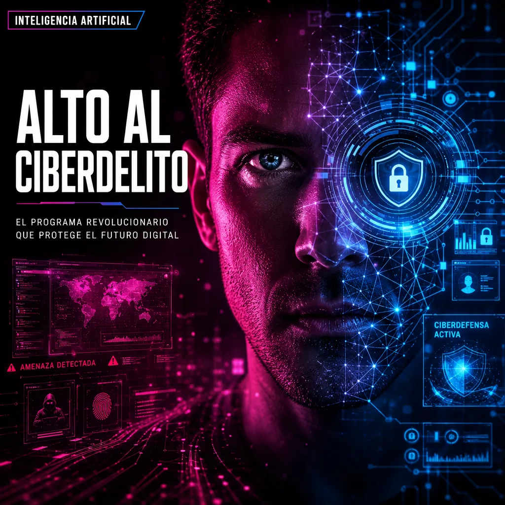 Illustration of Inteligencia Artificial: Revolucionario Programa para Detener el Ciberdelito