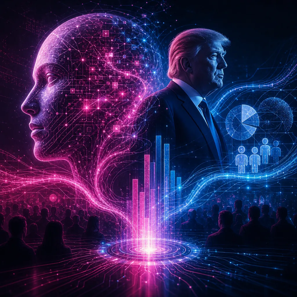 Illustration of Inteligencia Extrema: Descubre La Controversial Encuesta De Trump