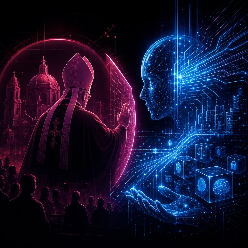 Illustration of La Arquidiócesis de México Critica Inteligencia Artificial: Urge Regulación