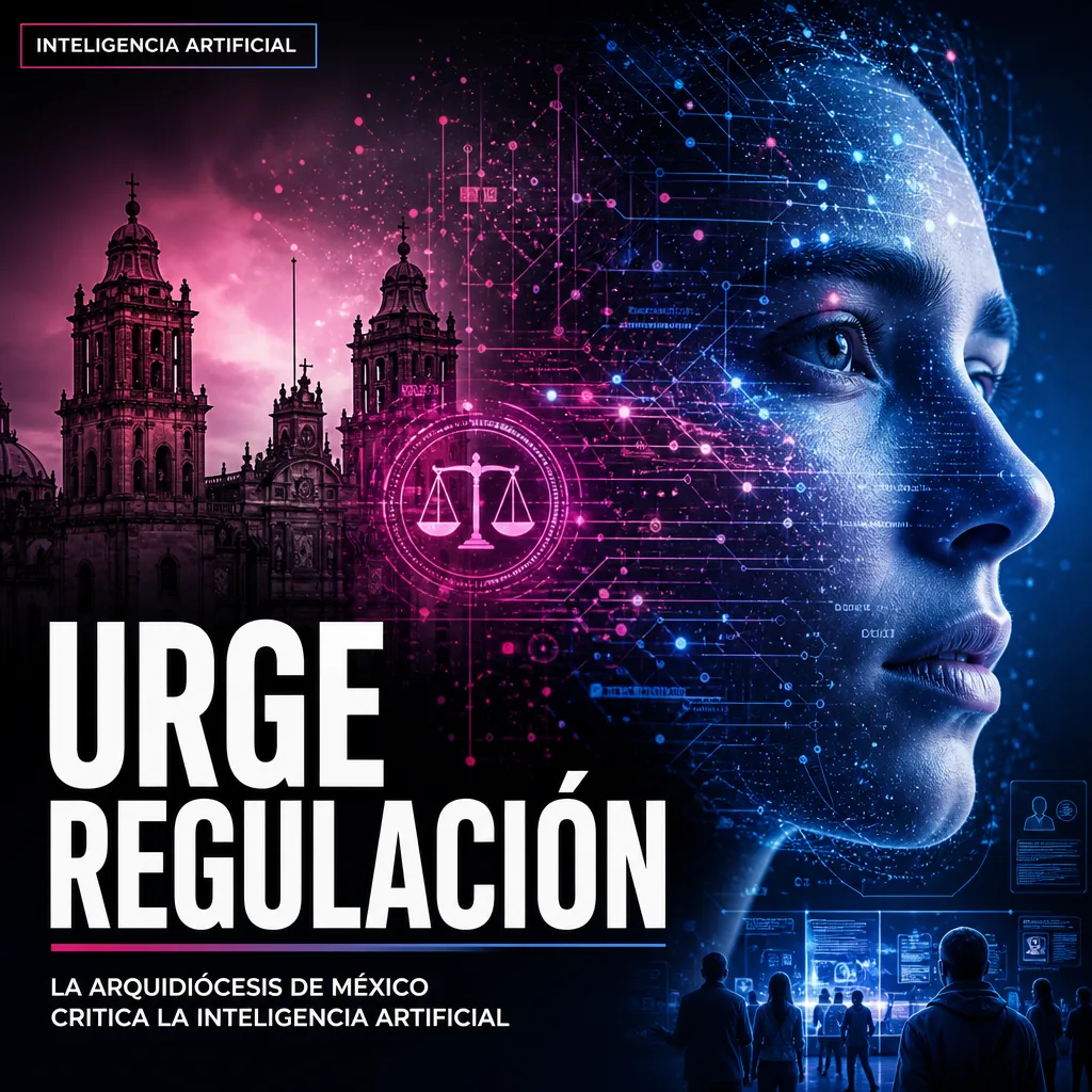 Illustration of La Arquidiócesis de México Critica Inteligencia Artificial: Urge Regulación