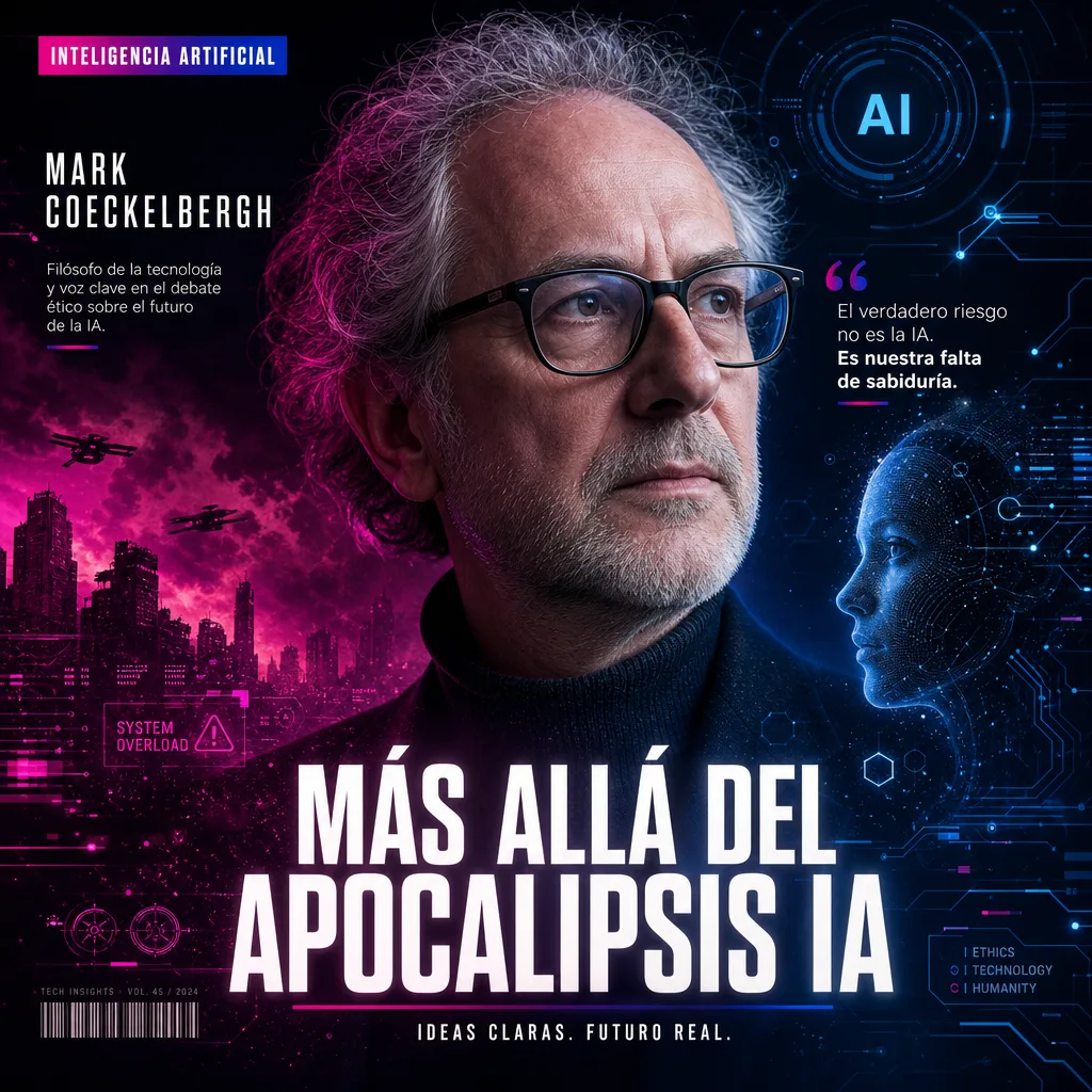 Illustration of Mark Coeckelbergh: Stunning Insights on the AI Apocalypse Hype