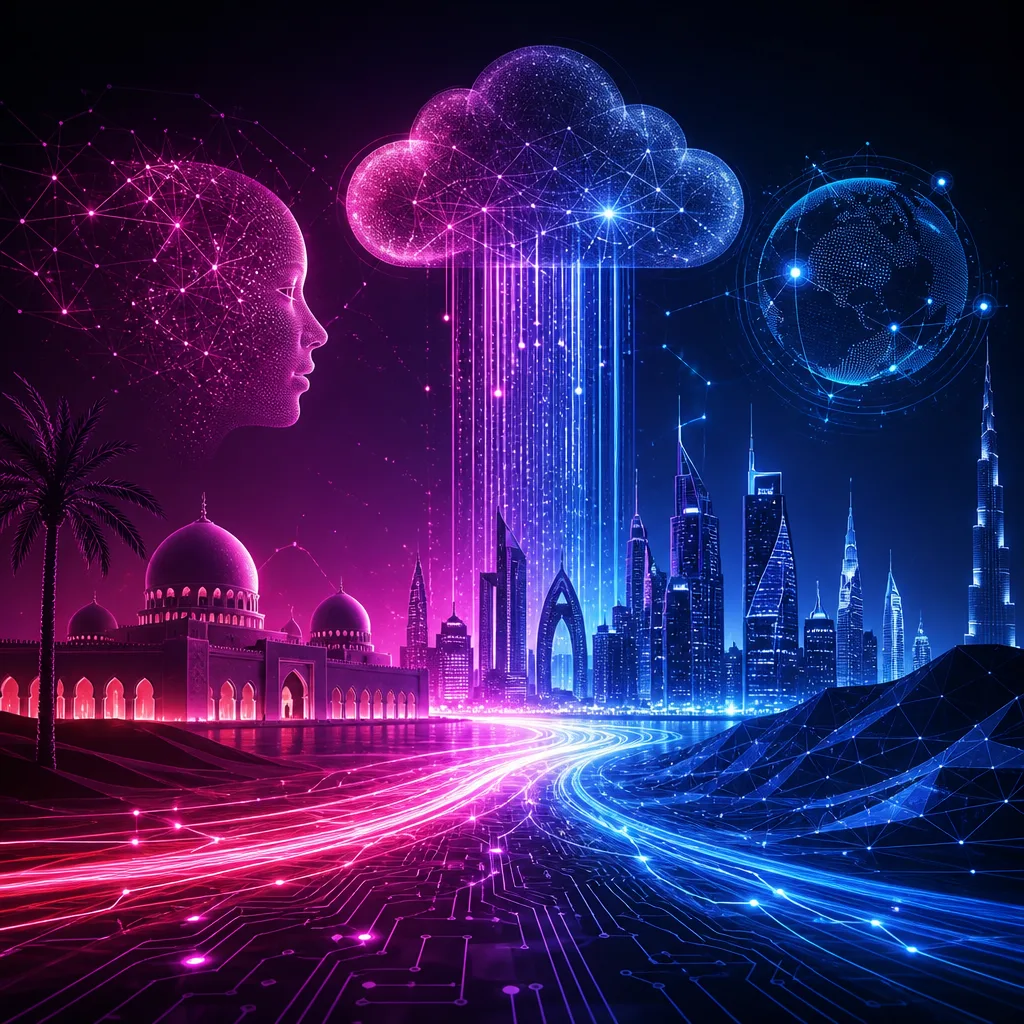 Illustration of Microsoft Reveals Exciting AI & Cloud Framework for Middle East