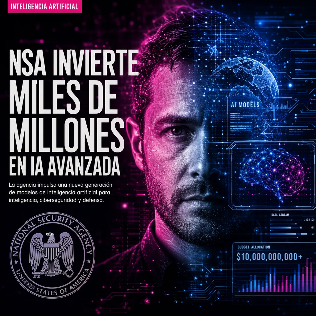 Illustration of NSA Destina Miles de Millones a Sorprendentes Modelos de IA