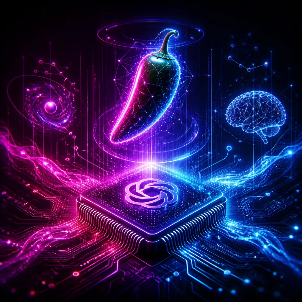 Illustration of OpenAI Unveils Stunning Jalapeño Chip: A Revolutionary AI Breakthrough